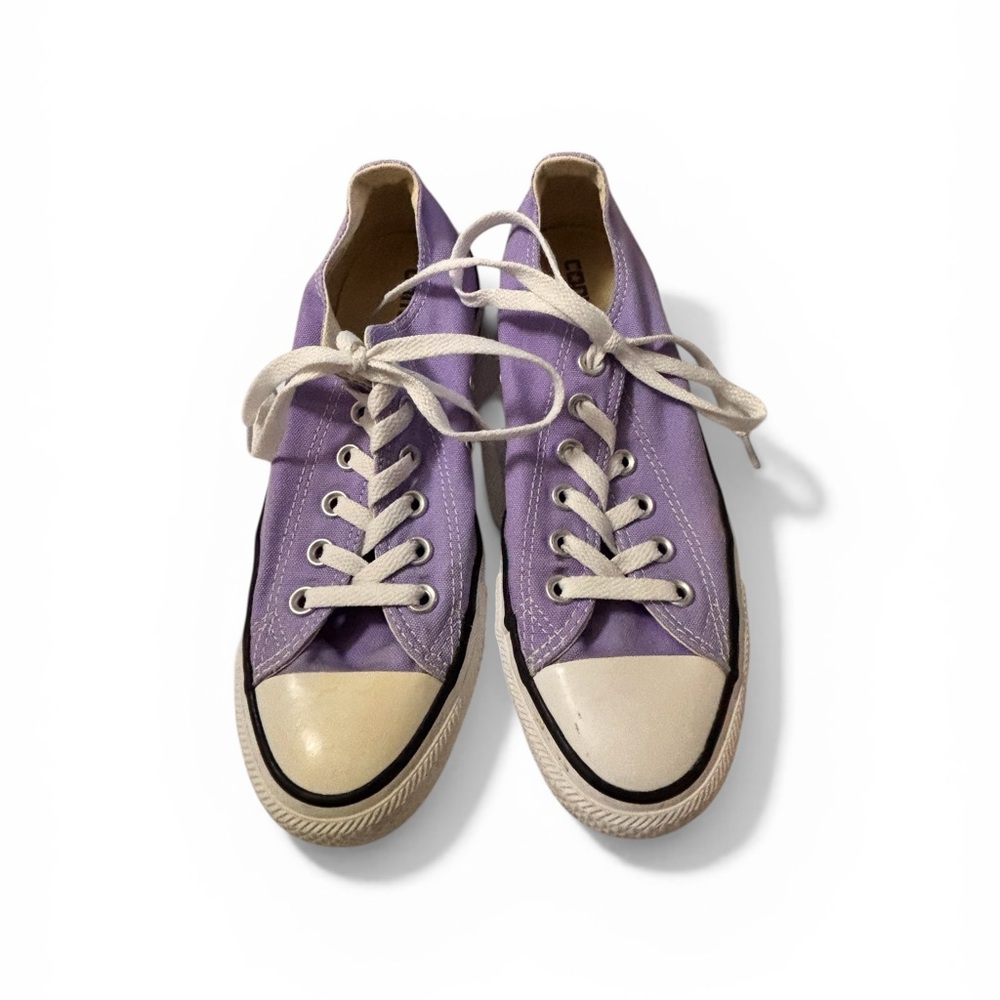 Converse Casual Low-Top Canvas Sneakers - Lavender